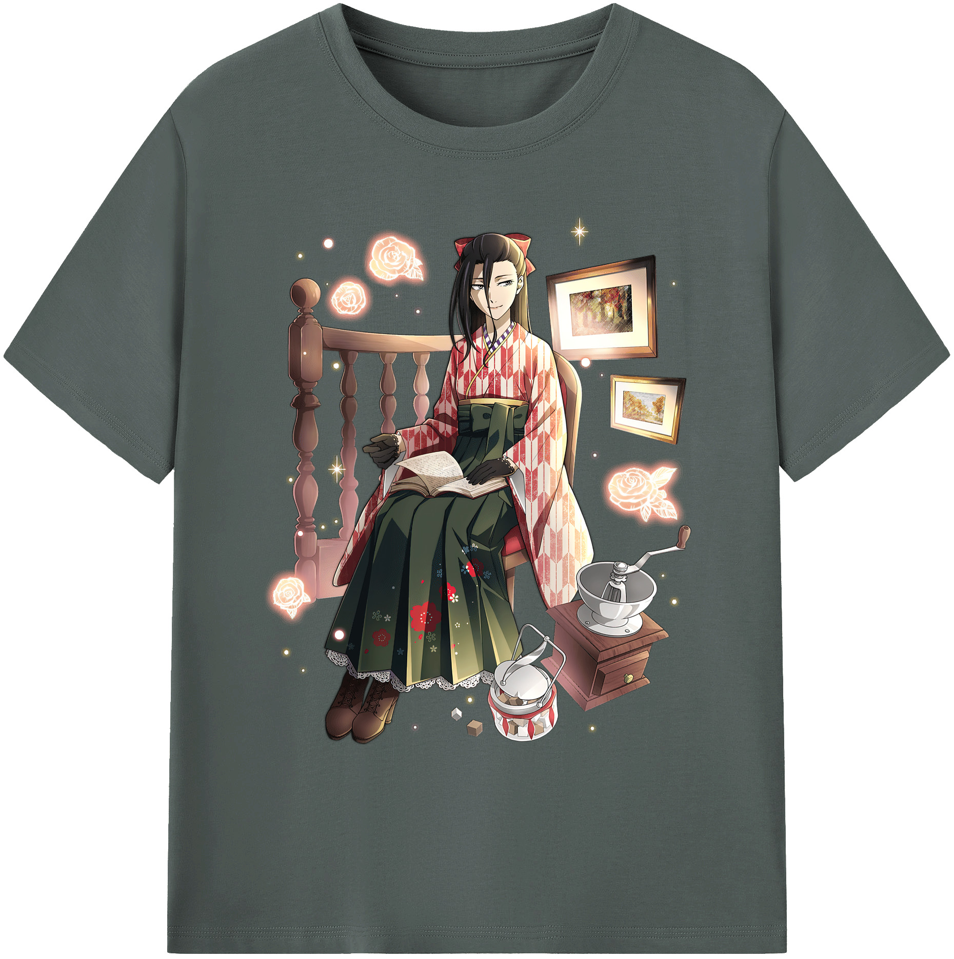 （画像用） 文豪ストレイドッグス Bungo Stray Dogs 綿100％ メンズ半袖Tシャツ｜肌触りやわらか＆通気性